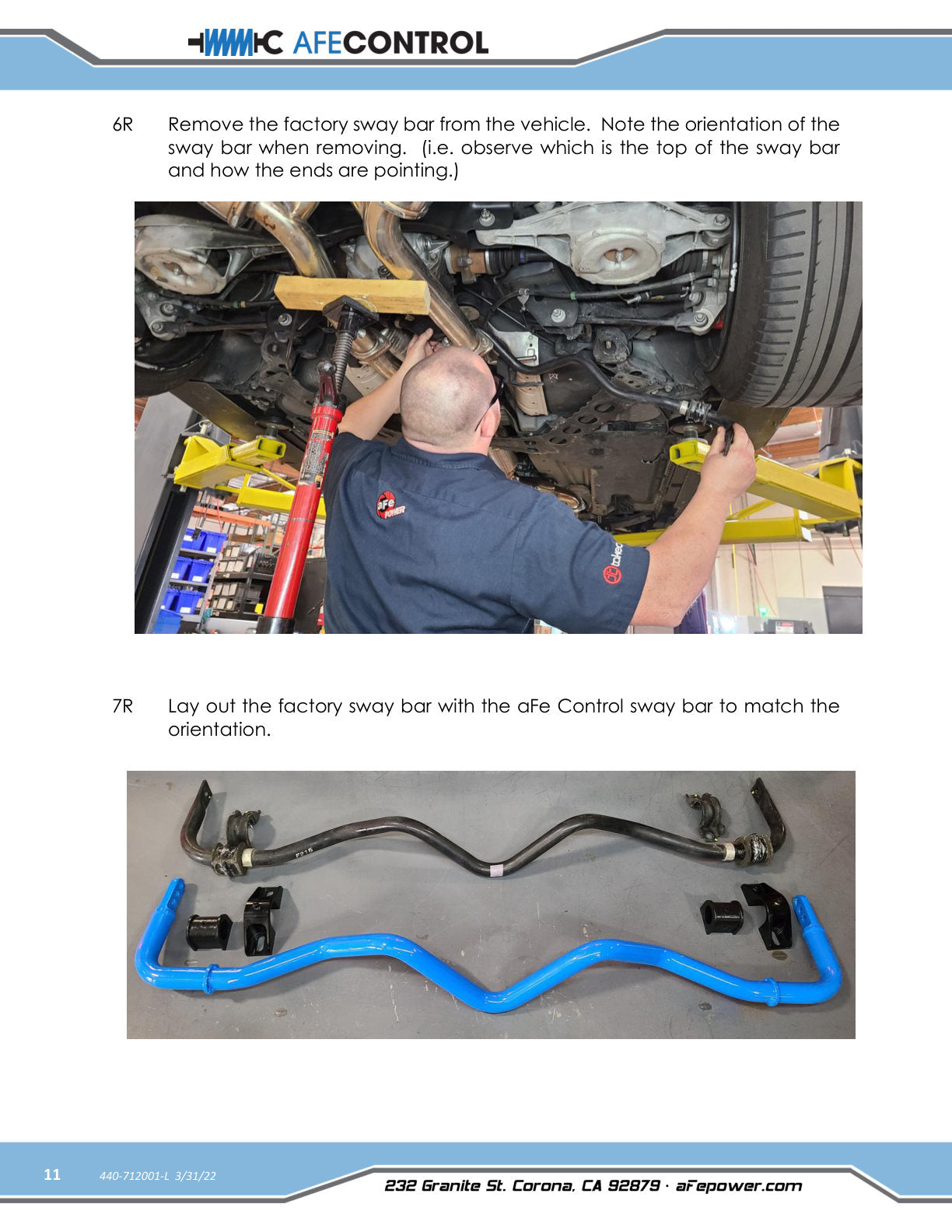 aFe 3 Point Adjustable Rear Sway Bar | Nissan 370Z (09-20) (440-712001RL)