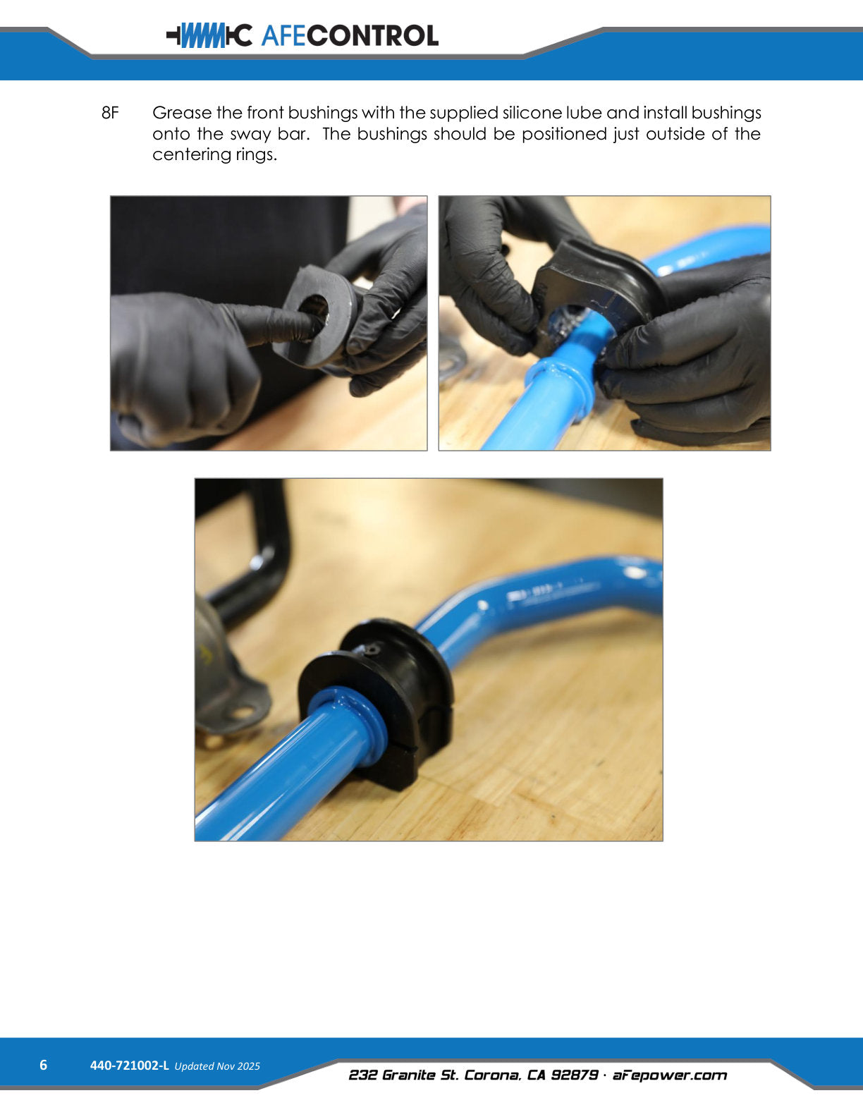 aFe 32mm Race Edition Front Sway Bar | Toyota GR Supra A90 (440-721002FL)