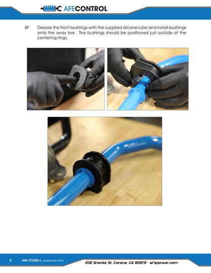 aFe 32mm Race Edition Front Sway Bar | Toyota GR Supra A90 (440-721002FL)