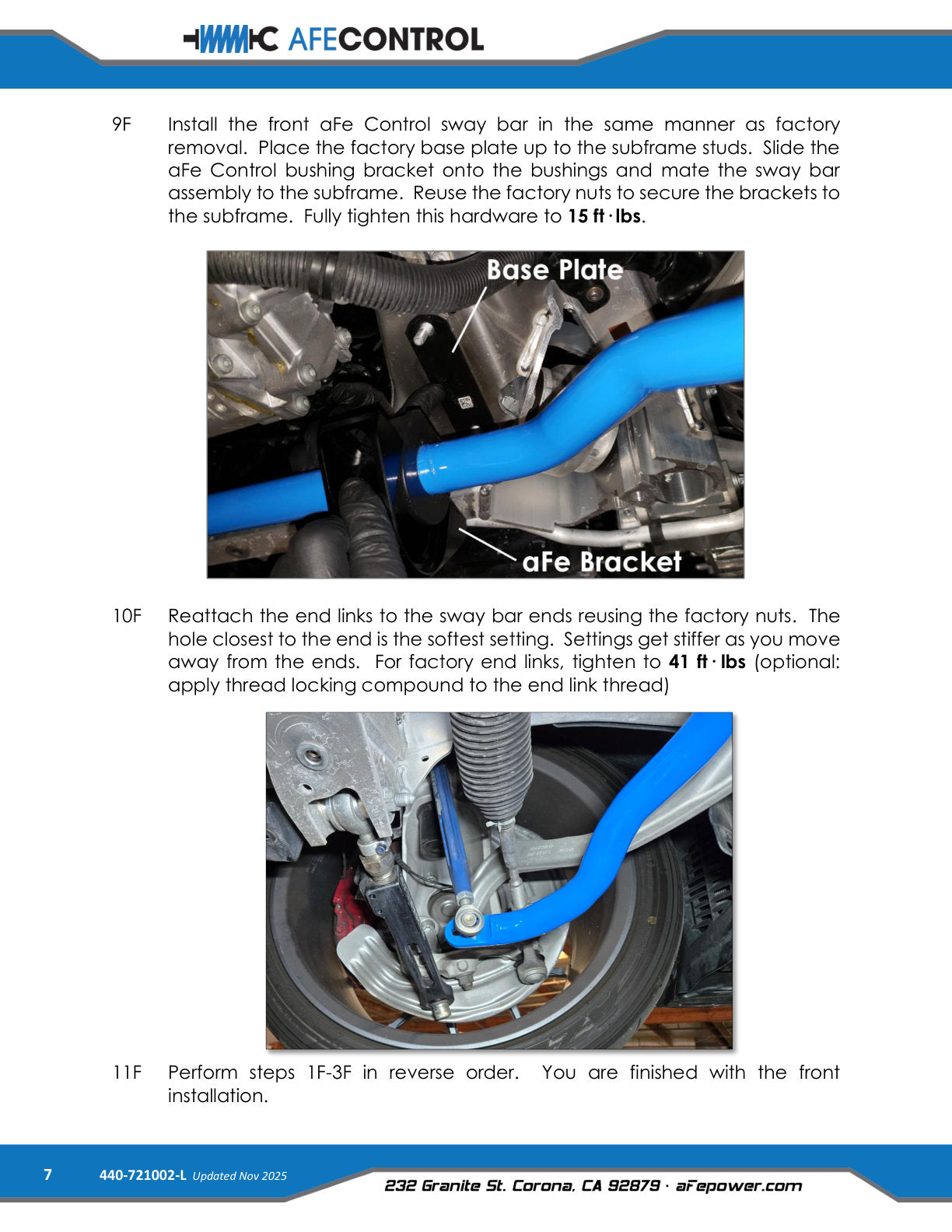 aFe 32mm Race Edition Front Sway Bar | Toyota GR Supra A90 (440-721002FL)