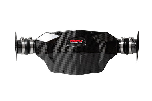 CORSA Black / Carbon Fiber Air Intake | 2020-24 Corvette C8 (44003D)