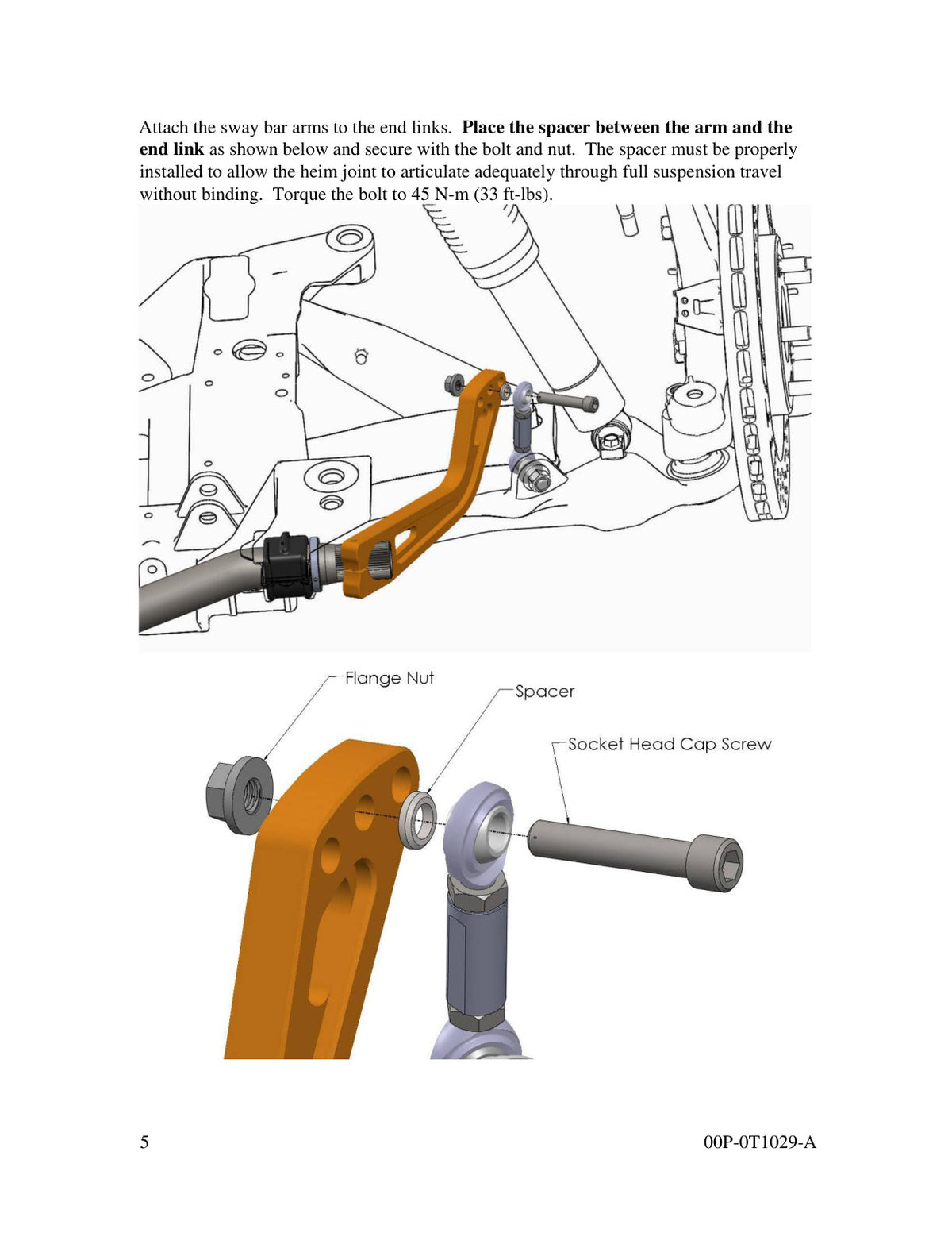 aFe PFADT Series Rear Sway Bar Service Kit | Chevrolet Corvette C5/C6 (97-13) (441-401002-N)