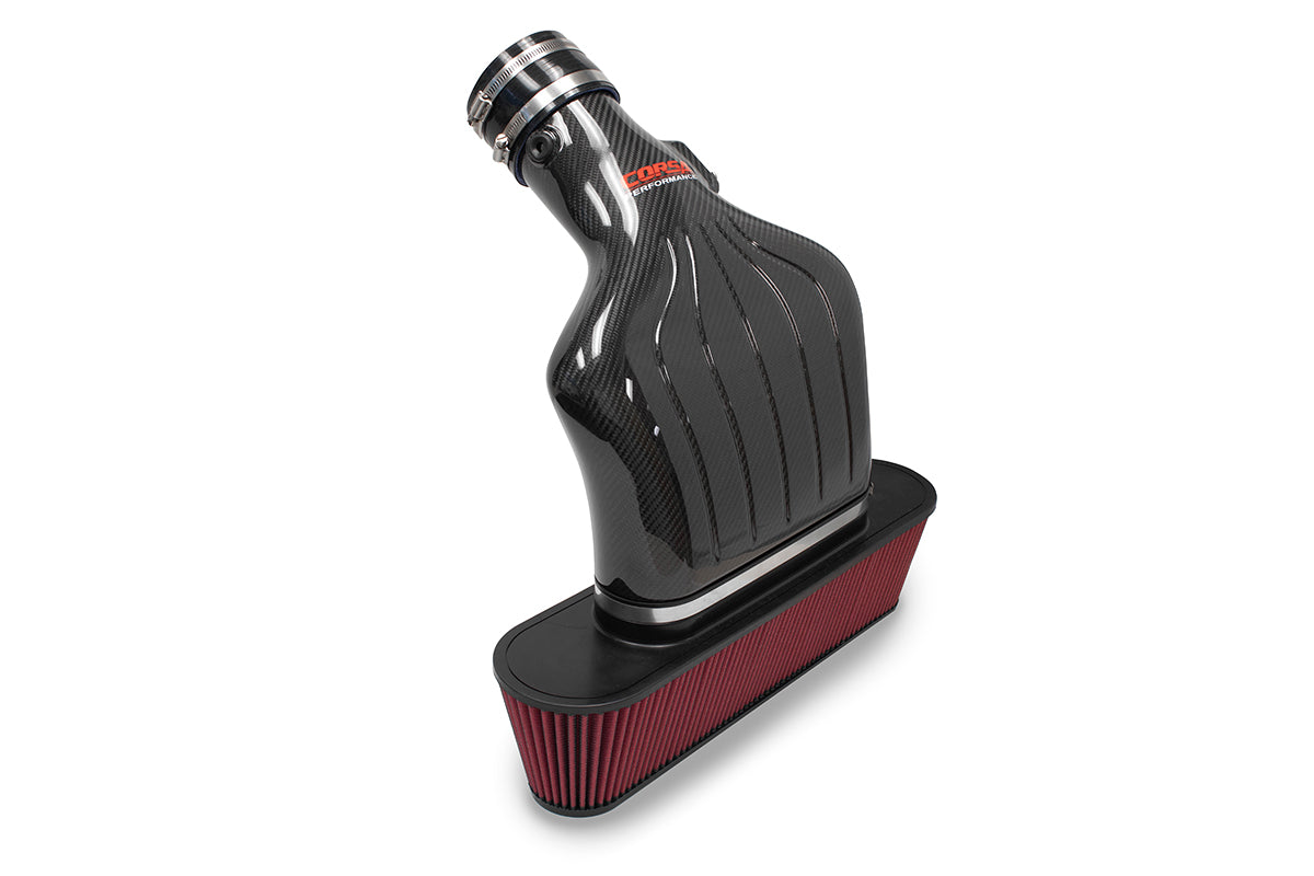 CORSA Black / Carbon Fiber Air Intake | 2008-13 Corvette C6 LS3, 2006-13 Z06 LS7 (44108-1)