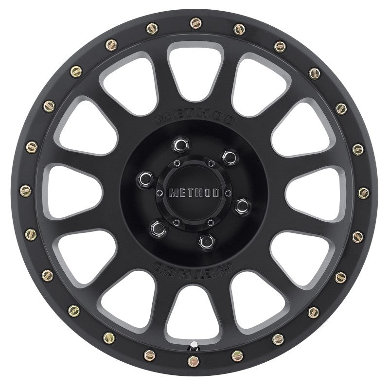 (set of 4) Method MR305 NV Matte Black | 18x9" +0mm | 6x5.5in Wheel