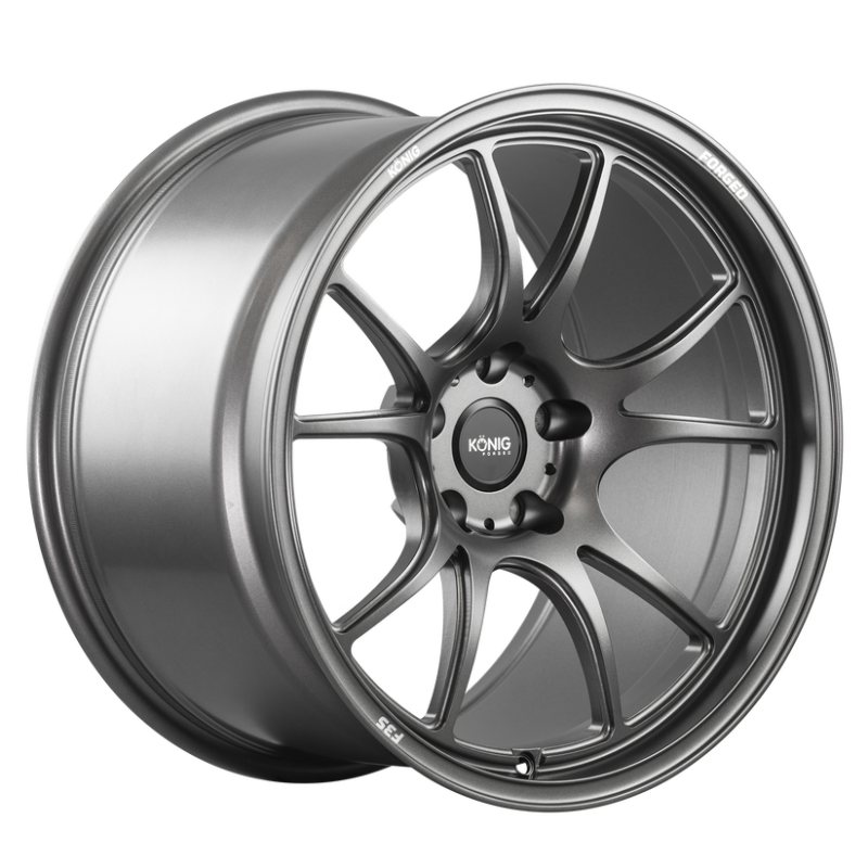 Konig F3S Satin Charcoal | 17x8" +35mm | 5x114.3mm Wheel