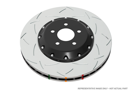 DBA Front 5000 Series Slotted Rotor w/ Silver Hat | BMW M240i F22/F23 (17-22) (DBA52286SLV)