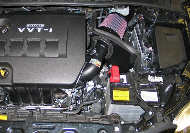 K&N 09 Toyota Corolla L4-1.8L Typhoon Short Ram Intake | Toyota Corolla (09) (69-8757TTK)