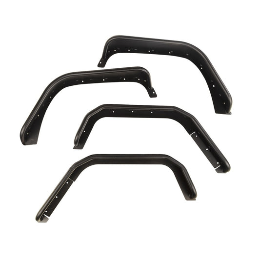 Rugged Ridge 11615.48 Steel Tube Fenders Set for 2007-2018 Jeep Wrangler JK 3.8L