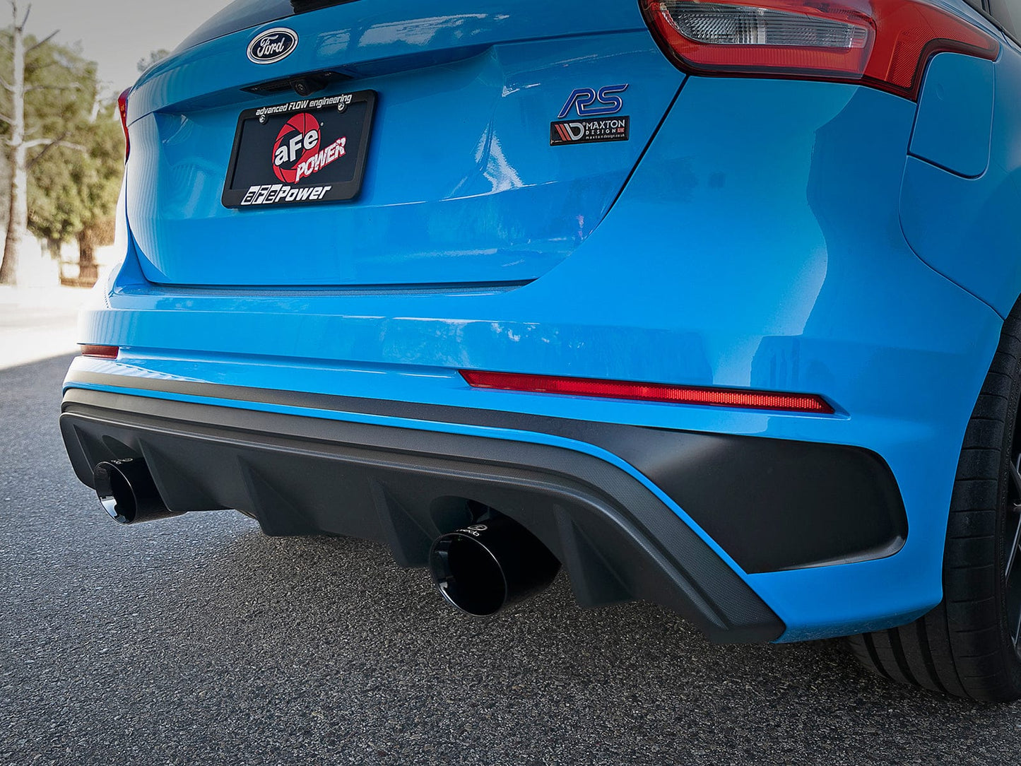 aFe Takeda 3in 304 SS Axle-Back Exhaust System w/ Black Tip 16-18 Ford Focus RS 2.3L (t)