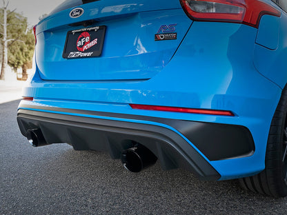 aFe Takeda 3in 304 SS Axle-Back Exhaust System w/ Black Tip 16-18 Ford Focus RS 2.3L (t)