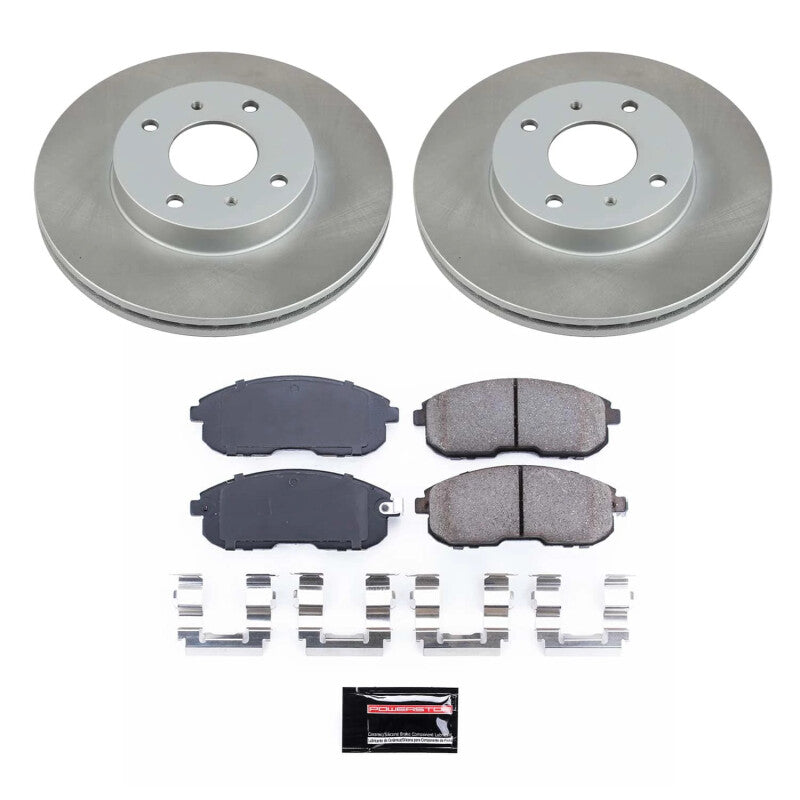 PowerStop 00-06 Nissan Sentra Front Semi-Coated Rotor Kit (SC749)