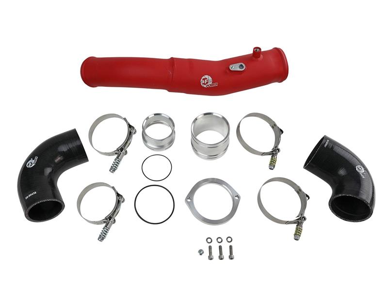 aFe 3in Red Intercooler Tube | Toyota Supra 3.0L (20) (46-20398-R)