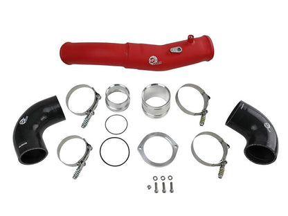 aFe 3in Red Intercooler Tube | Toyota Supra 3.0L (20) (46-20398-R)