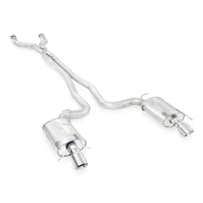 Stainless Works 3in Catback System X-Pipe S-Tube Mufflers 4in Tips | Cadillac CTS-V (09-15) (CTSV9CB)