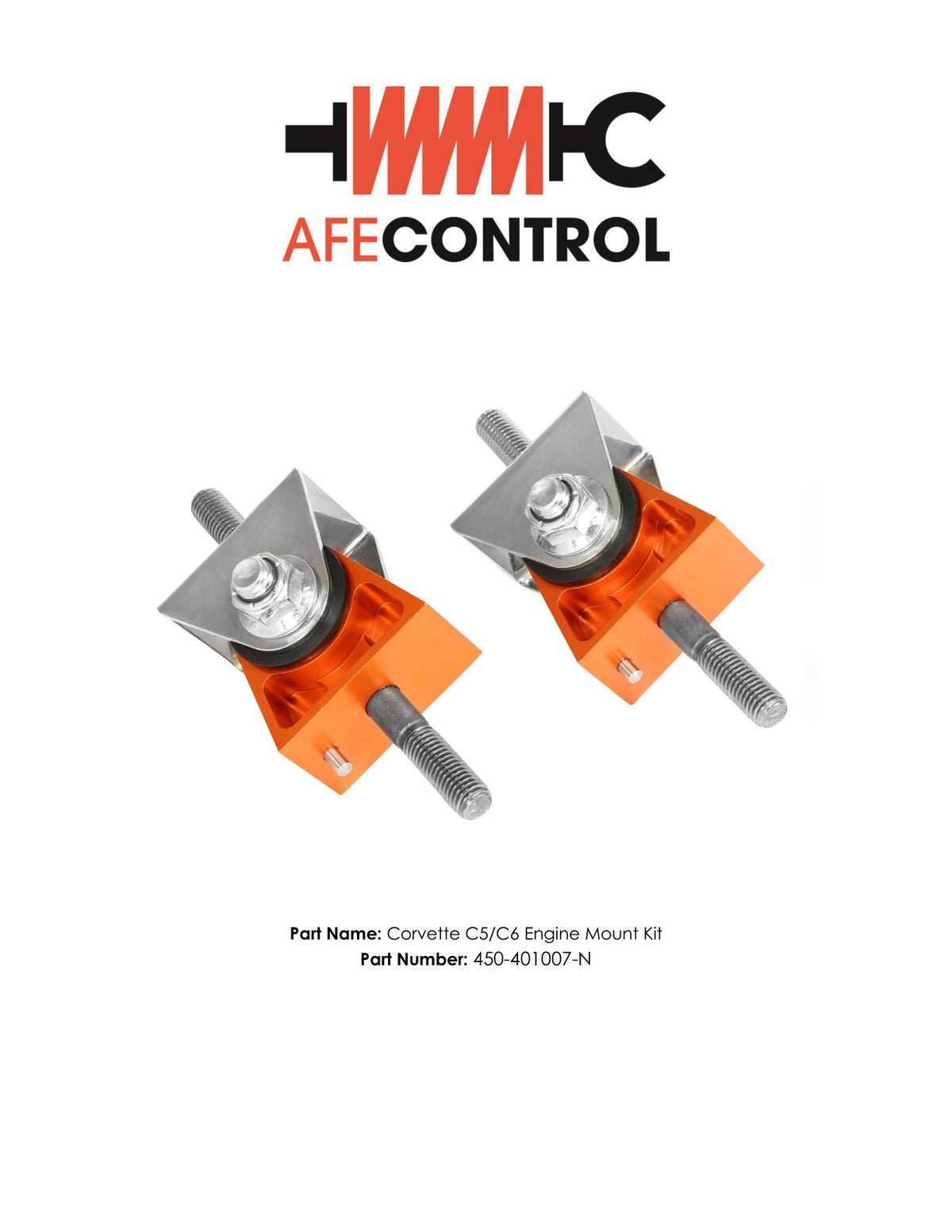 aFe PFADT Series Engine Mount Set | Chevrolet Corvette C5/C6 (97-13) (450-401007-N)