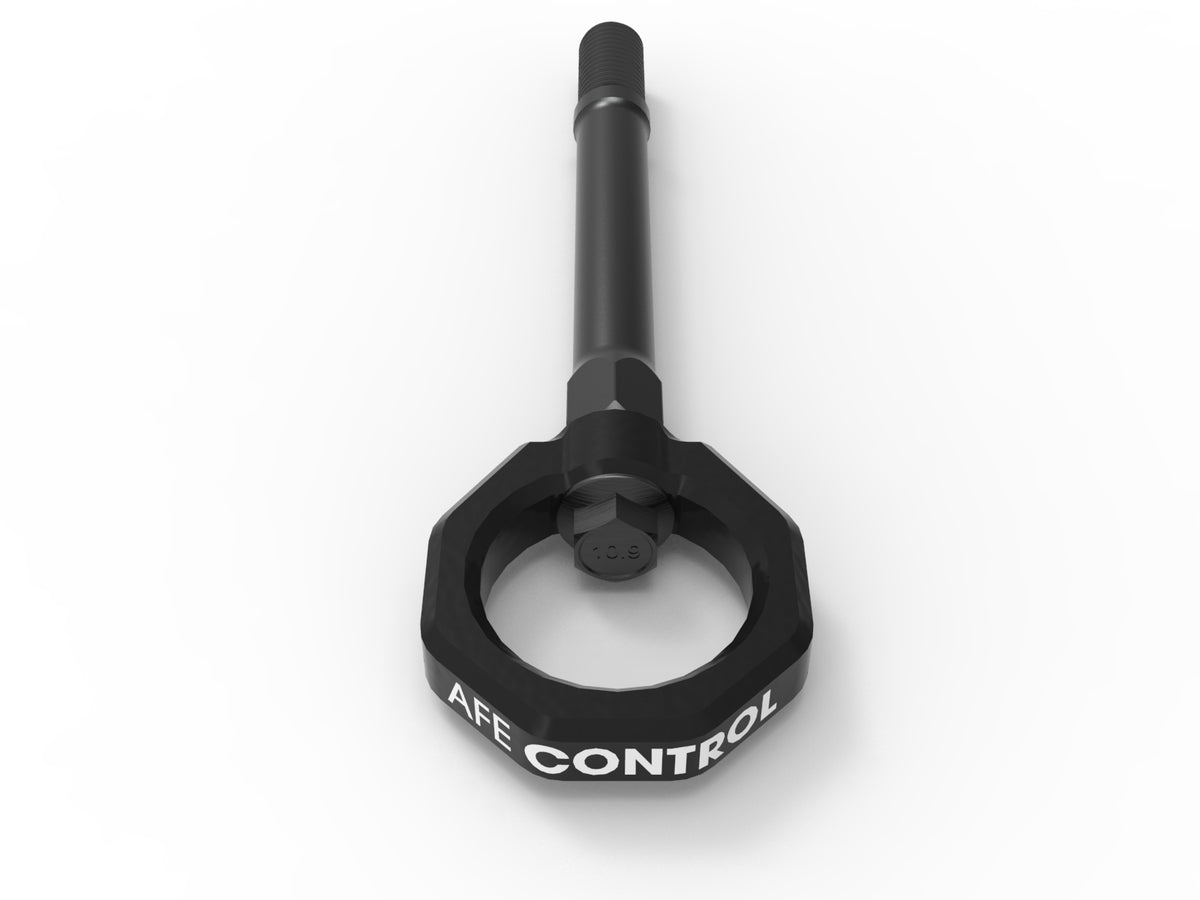 aFe CONTROL Front Tow Hook Black | Chevrolet Corvette (20-24) (450-401014-B)