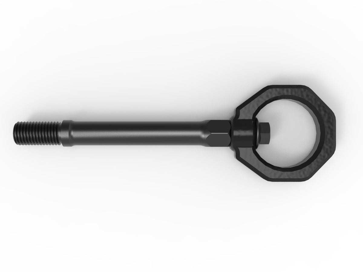 aFe CONTROL Front Tow Hook Black | Chevrolet Corvette (20-24) (450-401014-B)