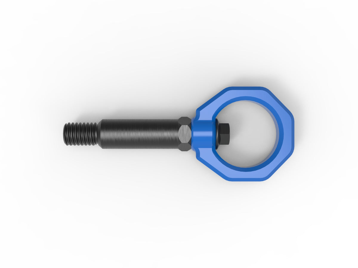 aFe CONTROL Front Tow Hook Blue | BMW F-Chassis 2/3/4/M (450-502001-L)