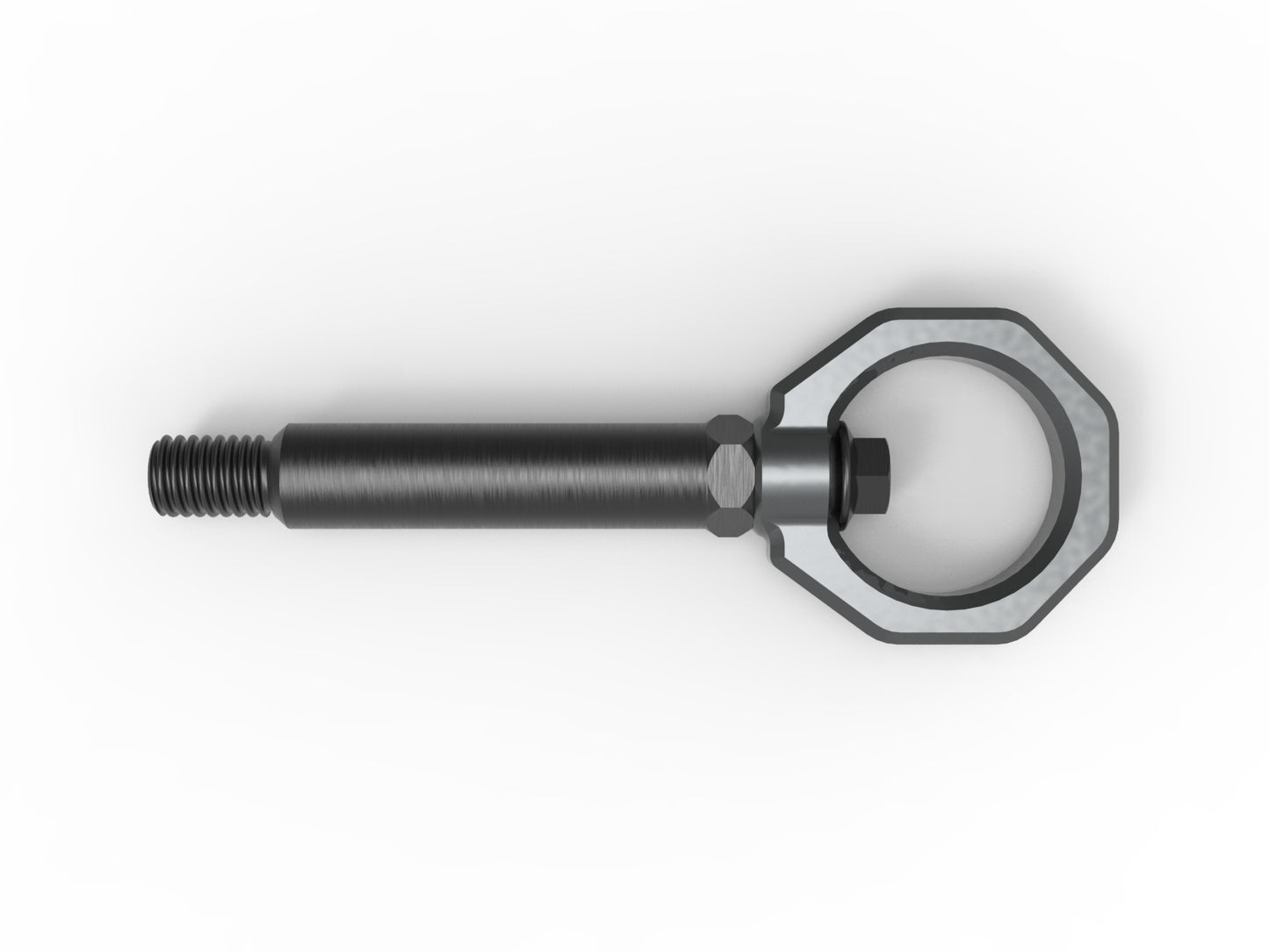 aFe CONTROL Rear Tow Hook Grey | BMW F-Chassis 2/3/4/M (450-502002-G)