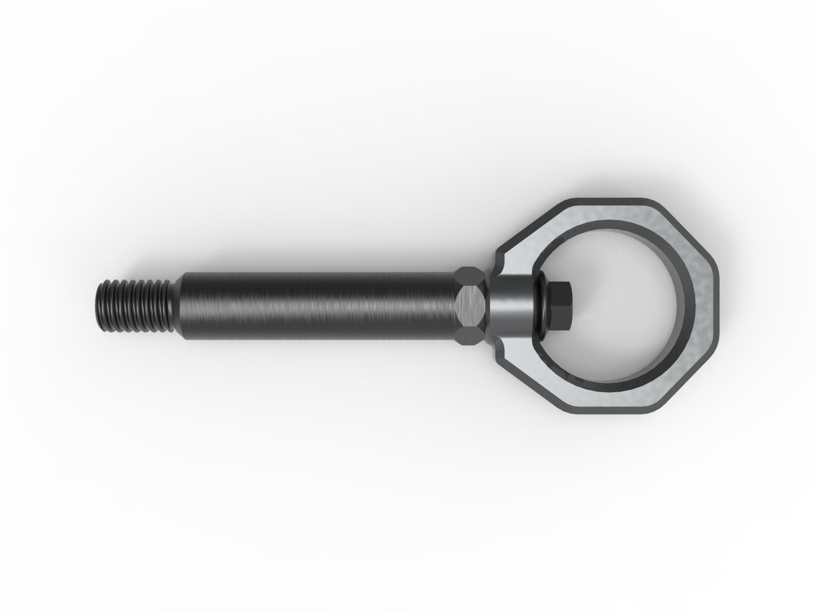 aFe CONTROL Rear Tow Hook Grey | BMW F-Chassis 2/3/4/M (450-502002-G)
