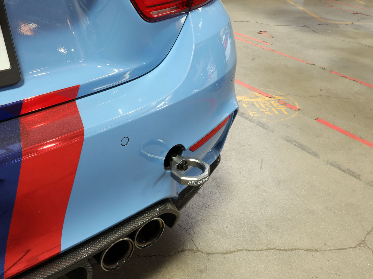aFe CONTROL Rear Tow Hook Grey | BMW F-Chassis 2/3/4/M (450-502002-G)