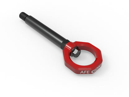 aFe 23-25 BMW M2 (G87) CONTROL F&R Tow Hook Red (450-502004-R)