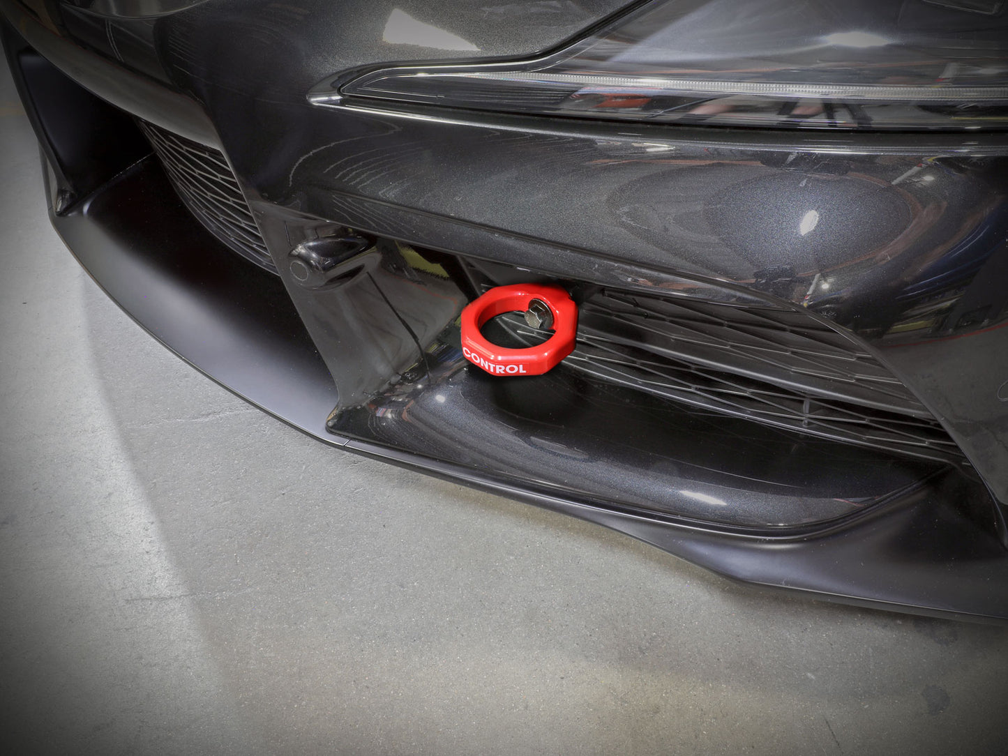 aFe CONTROL Rear Tow Hook Red | Toyota GR Supra (20-21) / Toyota Supra (20-26) (450-721002-R)