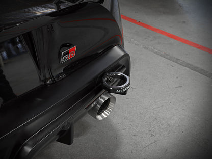 aFe CONTROL Rear Tow Hook Red | Toyota GR Supra (20-21) / Toyota Supra (20-26) (450-721002-R)