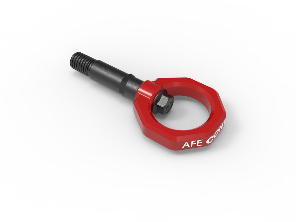 aFe CONTROL Rear Tow Hook Red | Toyota GR Supra (20-21) / Toyota Supra (20-26) (450-721002-R)