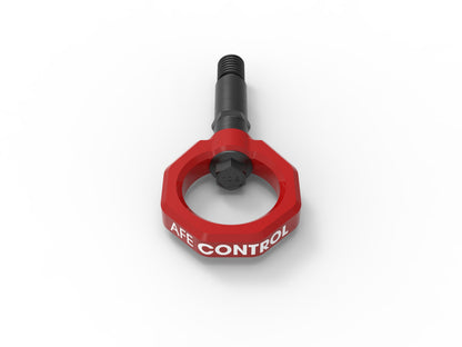 aFe CONTROL Rear Tow Hook Red | Toyota GR Supra (20-21) / Toyota Supra (20-26) (450-721002-R)
