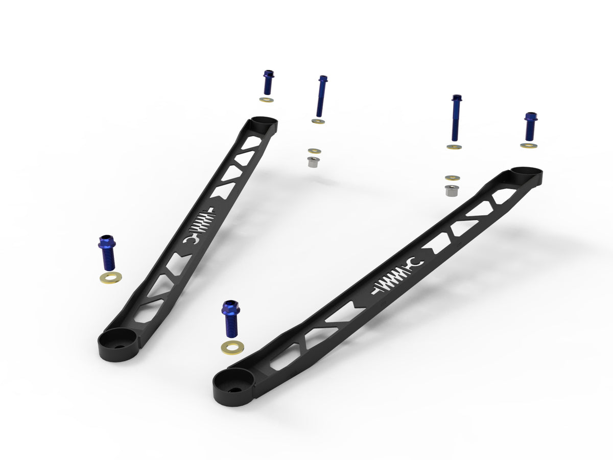 aFe 304 Stainless Steel Front Suspension Strut Brace Black | Toyota GR Supra (20-22) (450-721003-B)