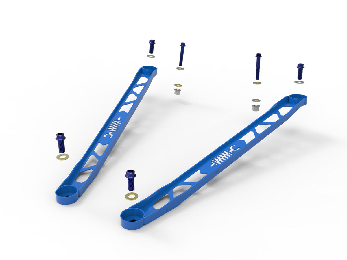 aFe CONTROL SS Front Strut Brace Blue | Toyota GR Supra (20-24) (450-721003-L)