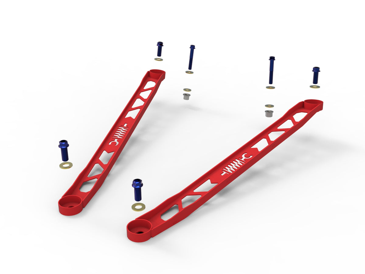 aFe CONTROL SS Front Strut Brace Red | Toyota GR Supra (20-22) (450-721003-R)