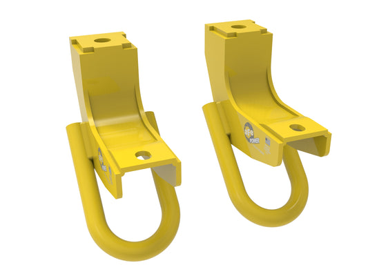 aFe Front Tow Hook Yellow | Toyota Tundra 2022 V6-3.5L (450-72T001-Y)