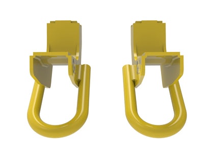 aFe Front Tow Hook Yellow | Toyota Tundra 2022 V6-3.5L (450-72T001-Y)