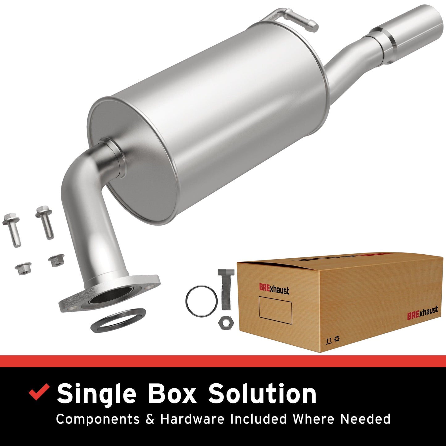 BRExhaust 2003-2008 Mazda 6 Direct-Fit Muffler Kit