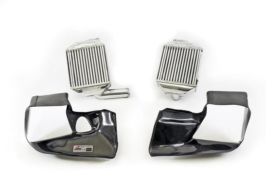 AWE Tuning Performance Intercooler Kit for Audi 2.7T - with Carbon Fiber Shrouds (4510-11040)