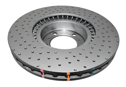 DBA 4000 Series Cross Drilled Iron Rotor | Porsche Panamera (10-13) excl GTS/Turbo (DBA42592XD)