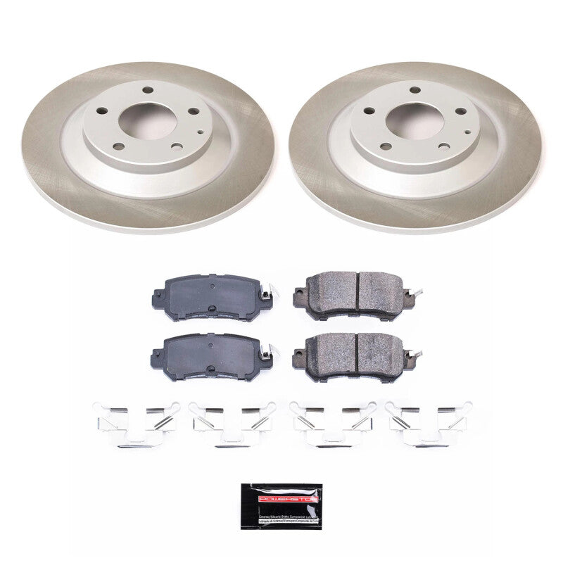 PowerStop 13-15 Mazda CX-5 Rear Semi-Coated Rotor Kit (SC6964)