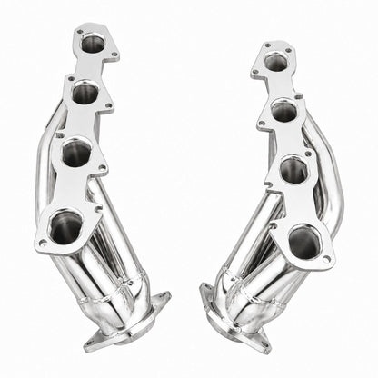 BBK 05-10 Dodge Hemi 6.1L Shorty Tuned Length Exhaust Headers - 1-7/8in Silver Ceramic