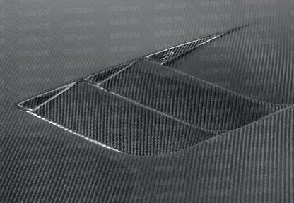 Seibon TS Style Carbon Fiber Hood | Subaru BRZ (12-13) (HD1213SCNFRS-TS)