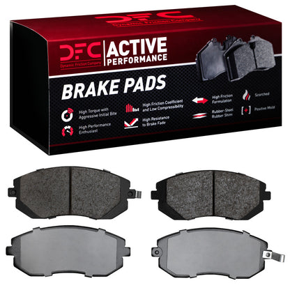 DFC 02-12 Saab 9-2X Front Active Low Metallic Pads (1115-0929-00)