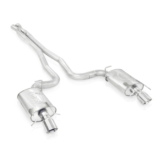 Stainless Works 3in Catback System X-Pipe Chambered Mufflers 4in Tips | Cadillac CTS-V (09-15) (CTSV9CBHDR)