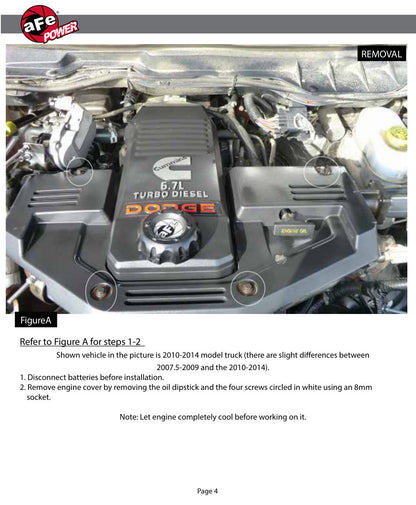 aFe Bladerunner Manifolds Intake | Dodge Ram 2500/3500 03-10 (46-10073-1)
