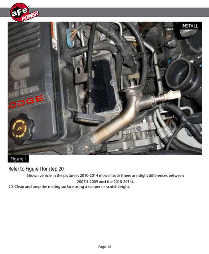 aFe Bladerunner Manifolds Intake | Dodge Ram 2500/3500 03-10 (46-10073-1)