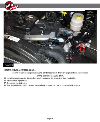 aFe Bladerunner Manifolds Intake | Dodge Ram 2500/3500 03-10 (46-10073-1)
