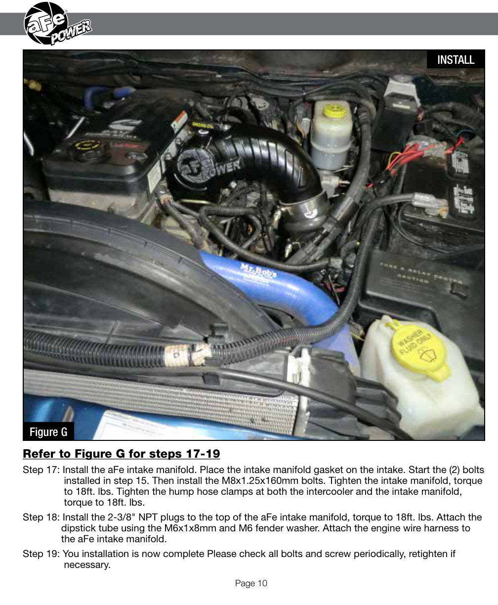 aFe BladeRunner 3.5in Intake Manifold | Dodge Ram 2500/3500 (03-09) (46-11011)