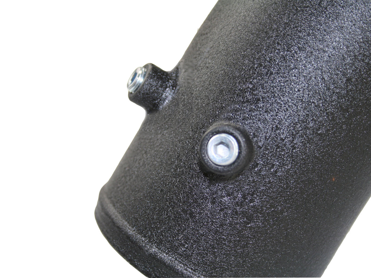 aFe 3-1/2in Aluminum Cold Charge Pipe Black | Dodge Diesel Trucks 07.5-09 L6-6.7L (46-20039)