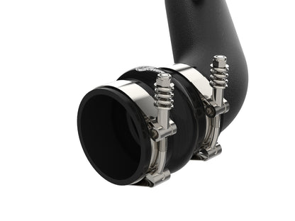 aFe 3 IN Aluminum Hot Charge Pipe Black | GM Diesel Trucks 04.5-10 V8-6.6L LLY/LBZ/LMM (46-20049)