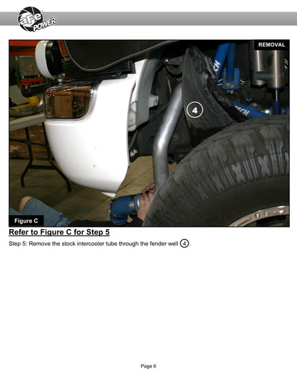 aFe BladeRunner Aluminum Hot & Cold Charge Pipe Kit | GM Diesel Trucks V8 6.6L (06-10) (46-20054-B)